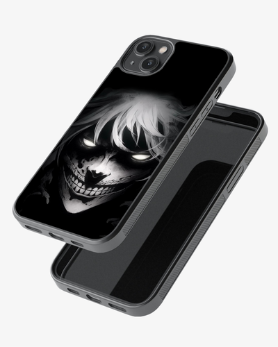 Dark Skull Anime Case – Fearless Night Vibe Cover Glass Case