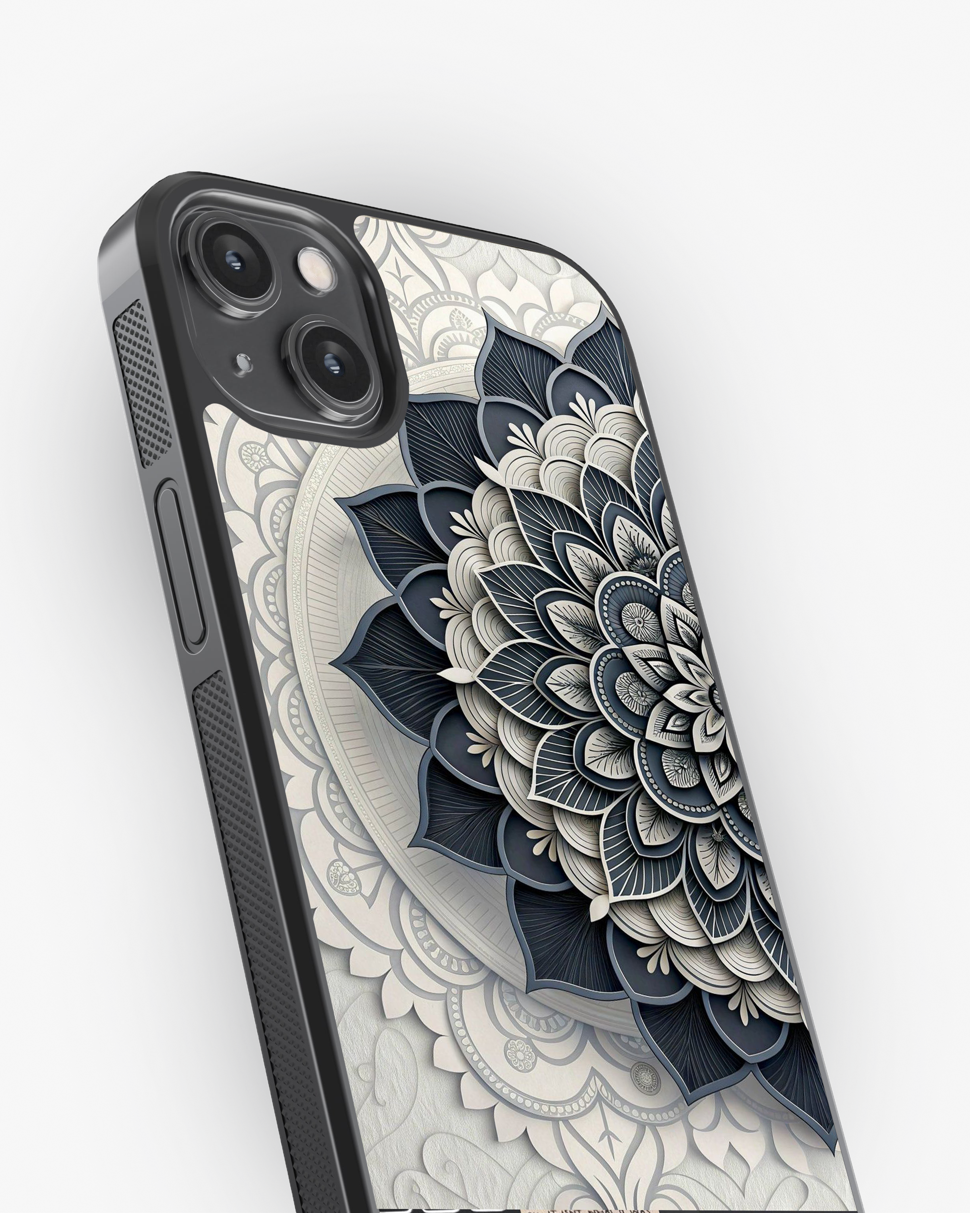 Royal Blue Mandala Case Cover Glass Case