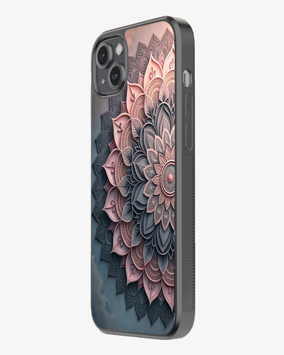 Blush Pink & Teal Mandala Case Cover Glass Case