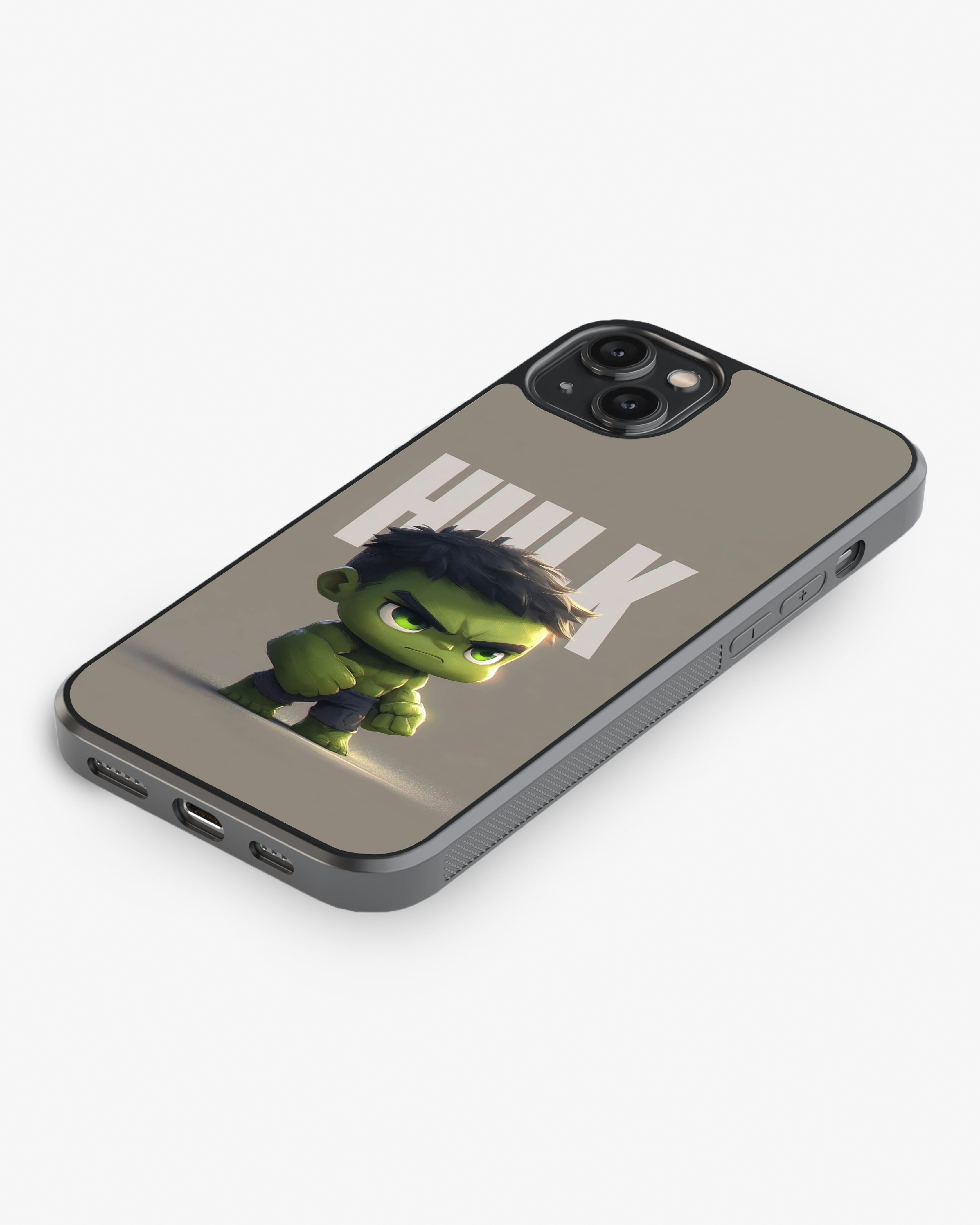 Angry Green Hero Cover Glass Case