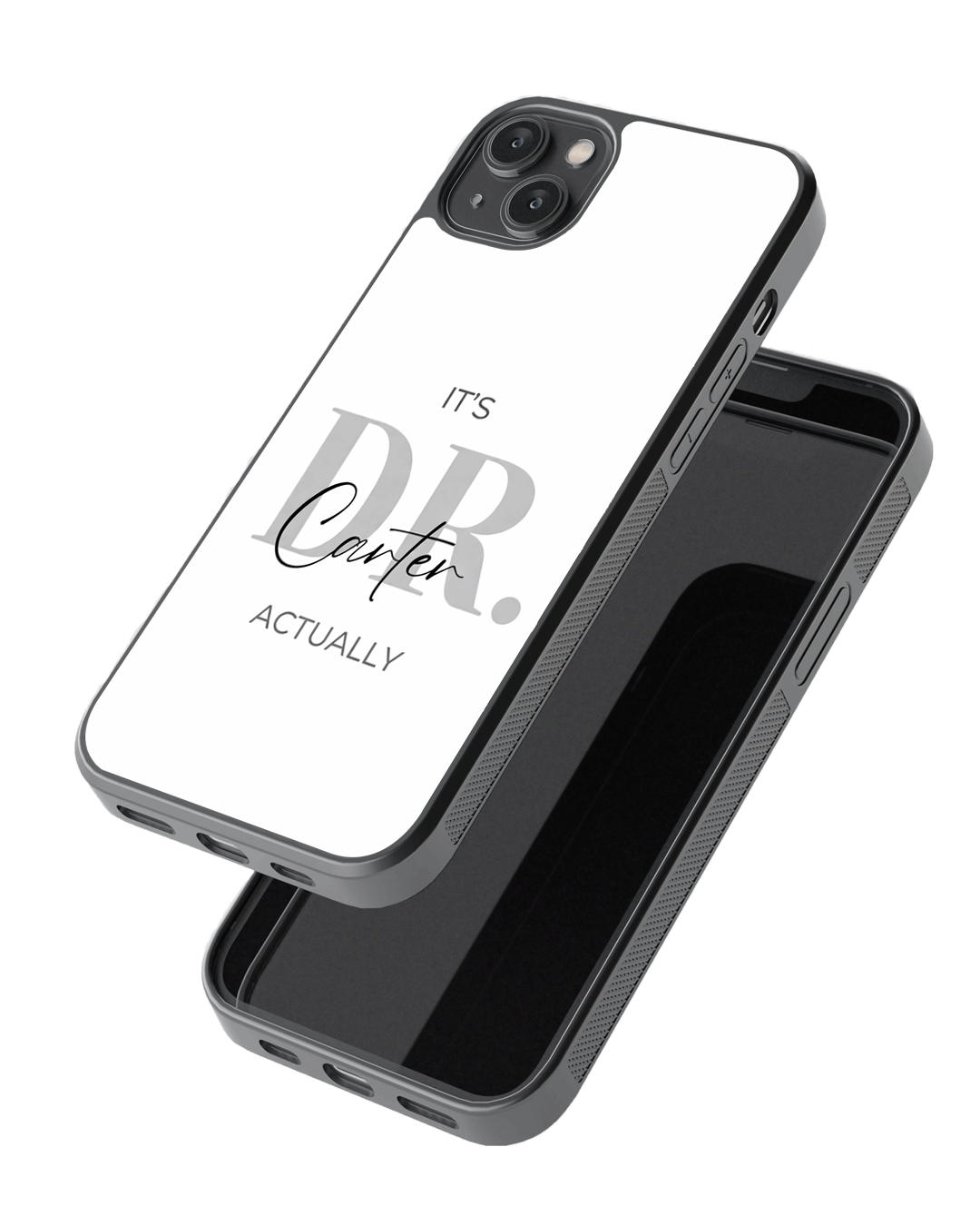 Personalised Doctor Typography Aesthetic Glass Case