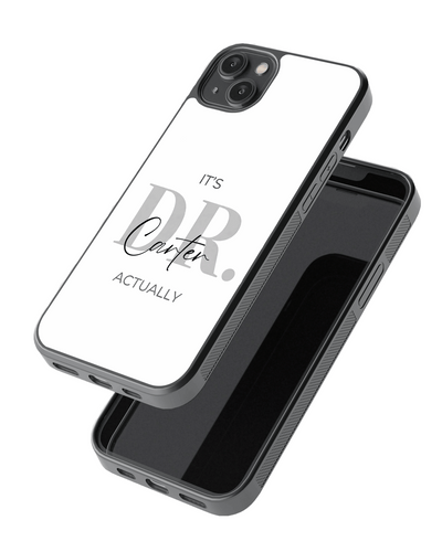 Personalised Doctor Typography Aesthetic Glass Case