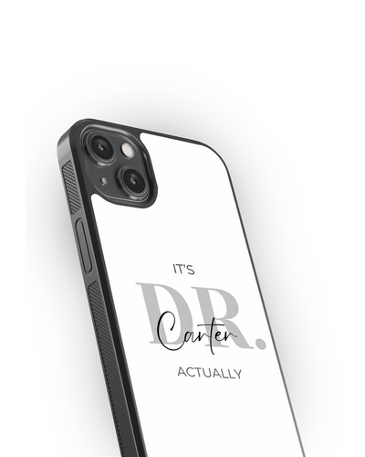 Personalised Doctor Typography Aesthetic Glass Case