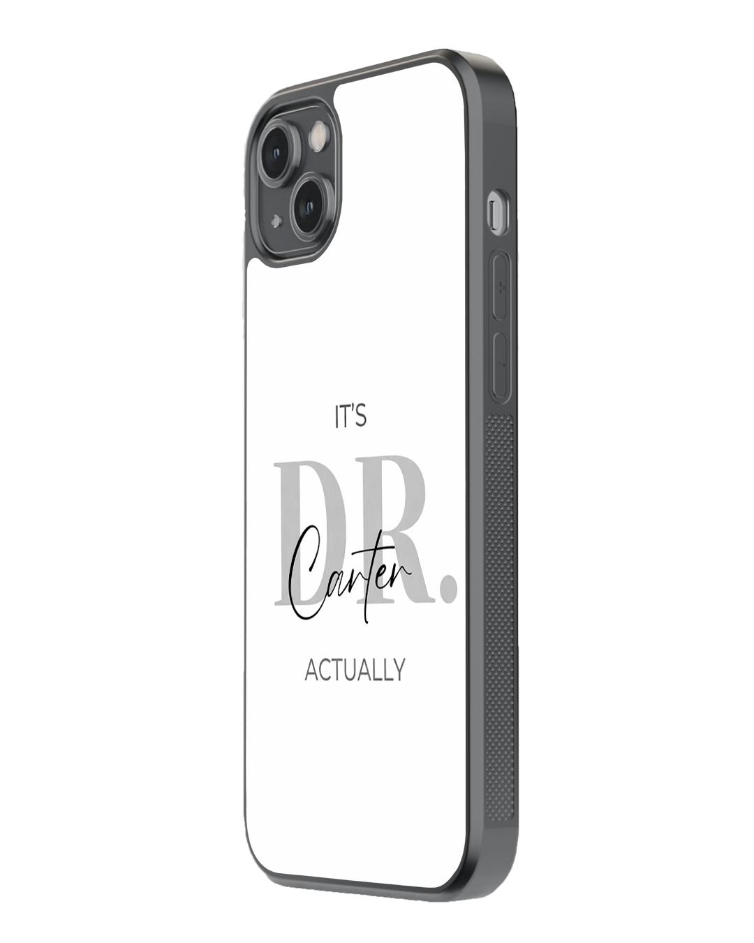 Personalised Doctor Typography Aesthetic Glass Case