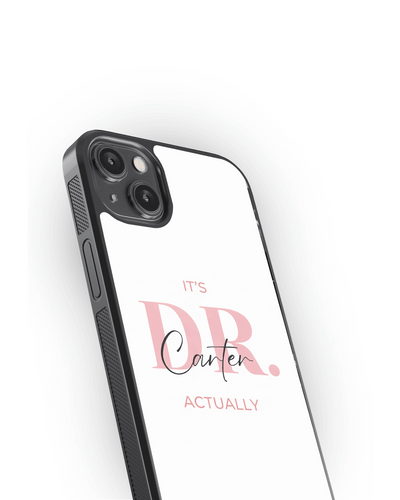 Personalised Doctor Vibes Only – Classy & Confident Glass Case