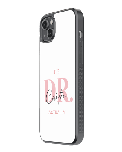 Personalised Doctor Vibes Only – Classy & Confident Glass Case