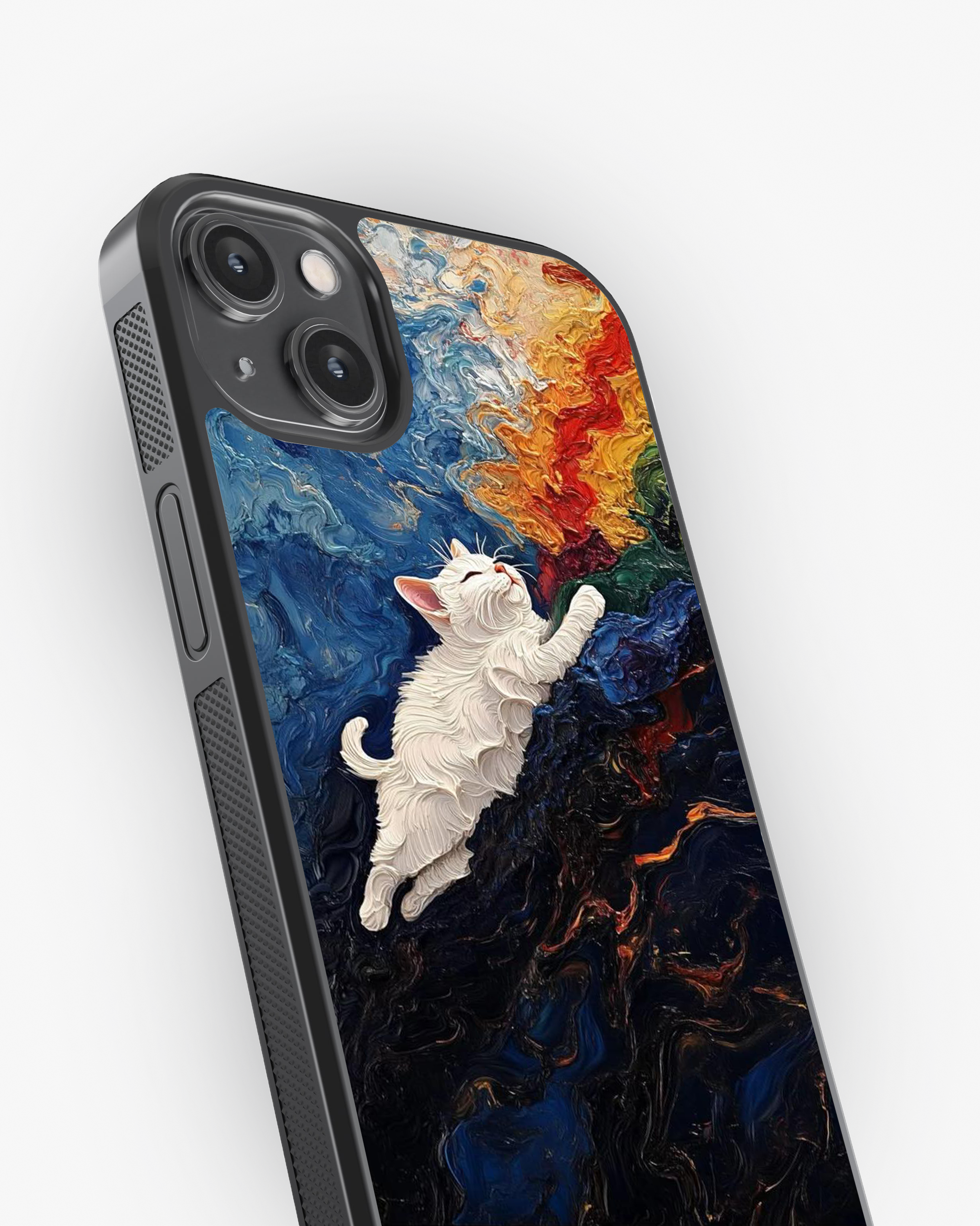 Dreamy Cat Aesthetic – Art Edition  Cover Glass Case