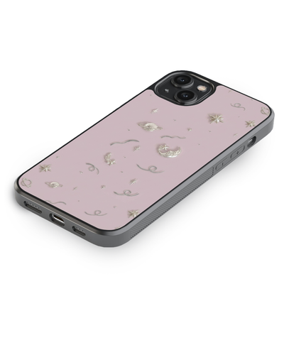 Celestial Pink Aesthetic Glass Case