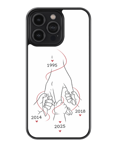 Forever Connected – Family Love Timeline Glass Case