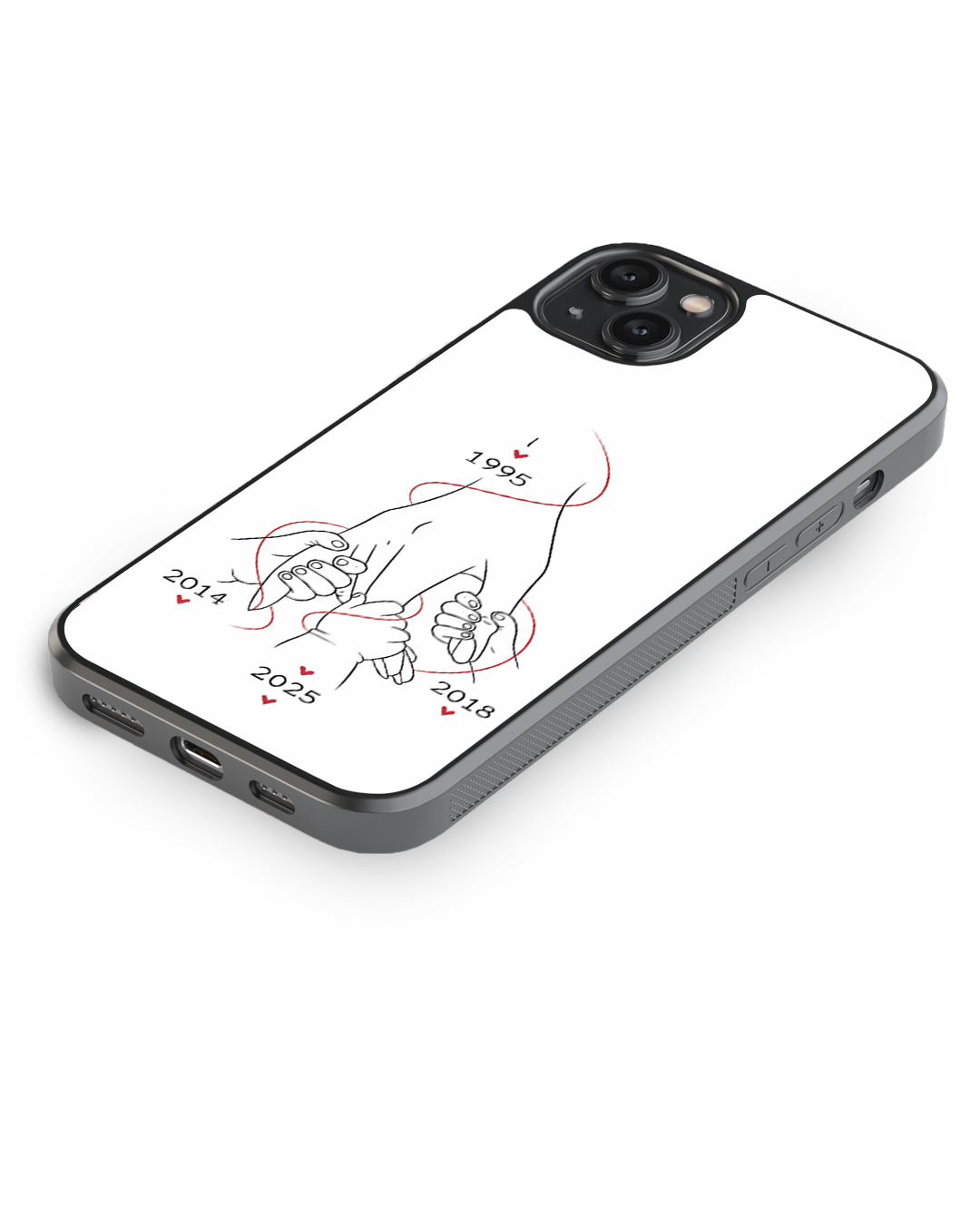 Forever Connected – Family Love Timeline Glass Case