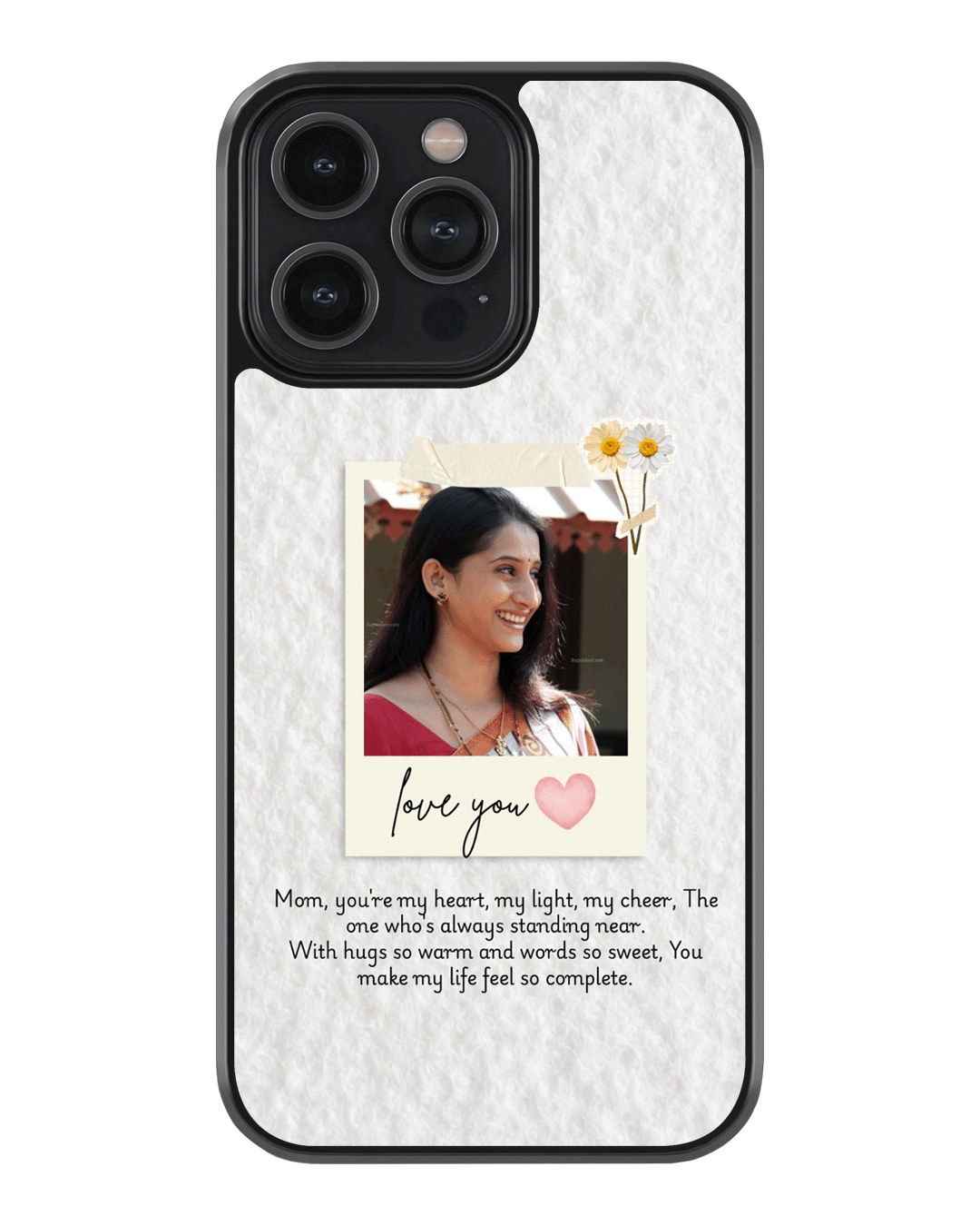 Love You Mom – Personalized Memory Glass Case
