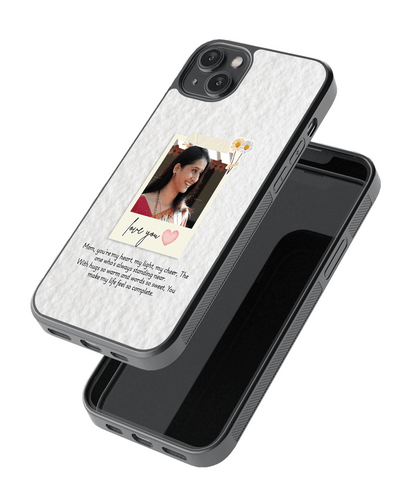 Love You Mom – Personalized Memory Glass Case