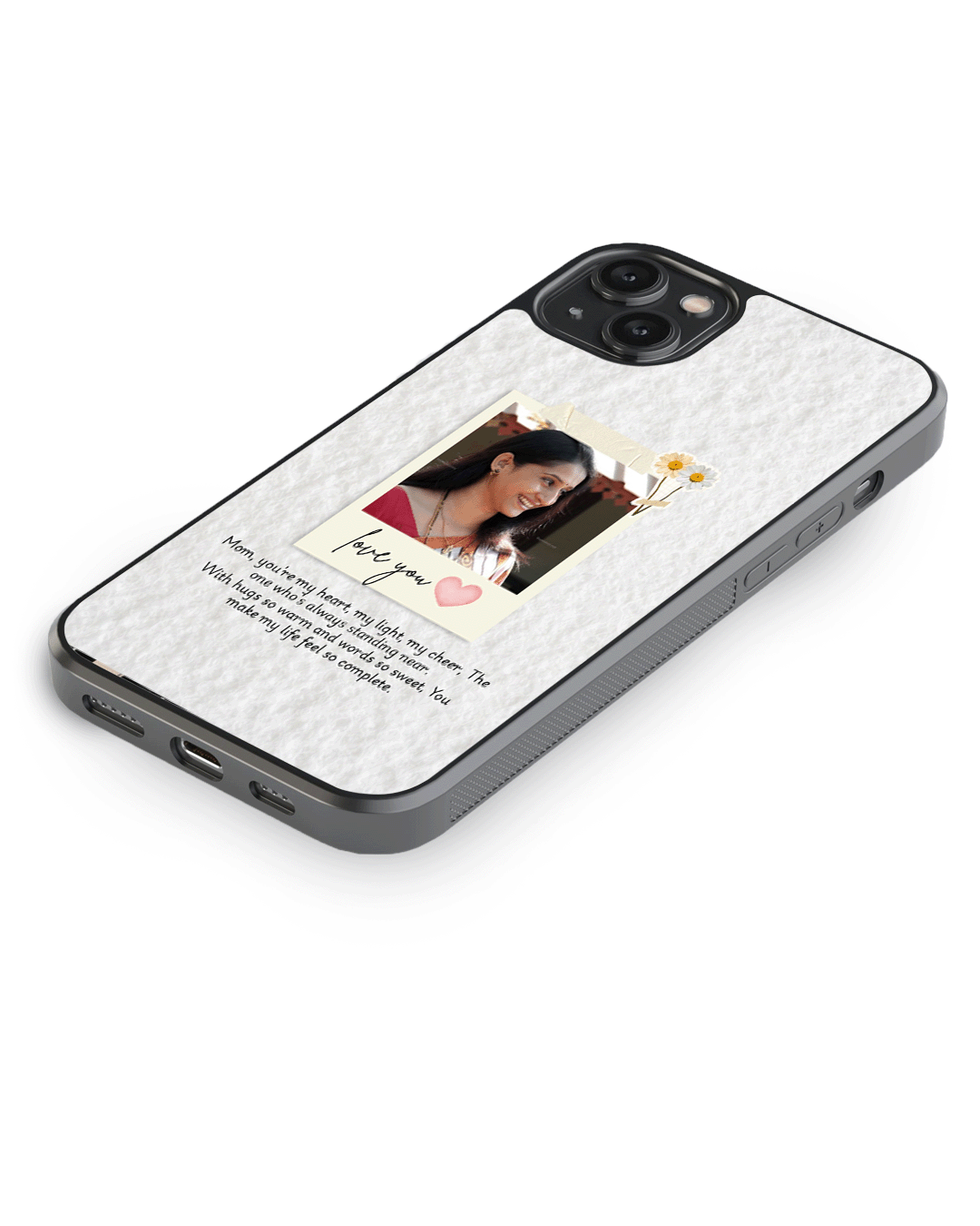 Love You Mom – Personalized Memory Glass Case