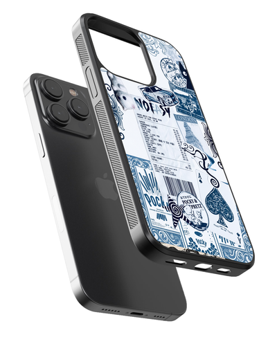 Aesthetic Collage Case – Style That Speaks Glass Case