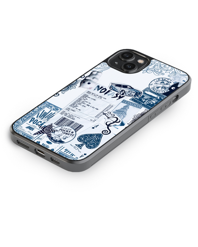 Aesthetic Collage Case – Style That Speaks Glass Case