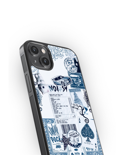 Aesthetic Collage Case – Style That Speaks Glass Case
