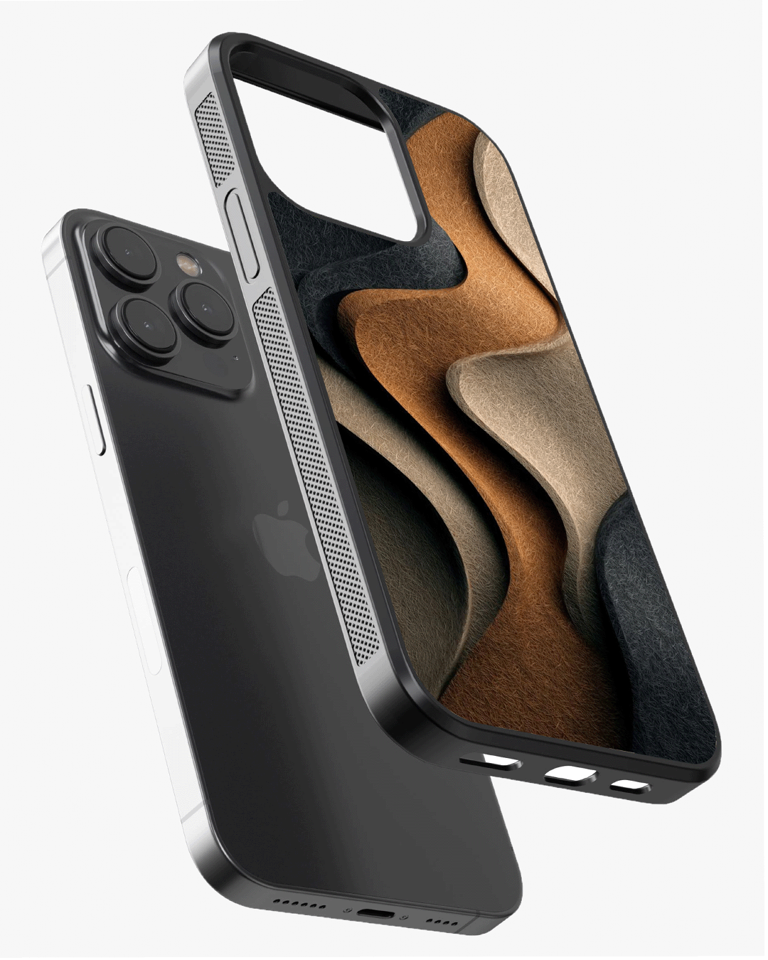Luxury Abstract Texture Cover Glass Case