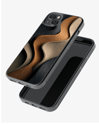 Luxury Abstract Texture Cover Glass Case