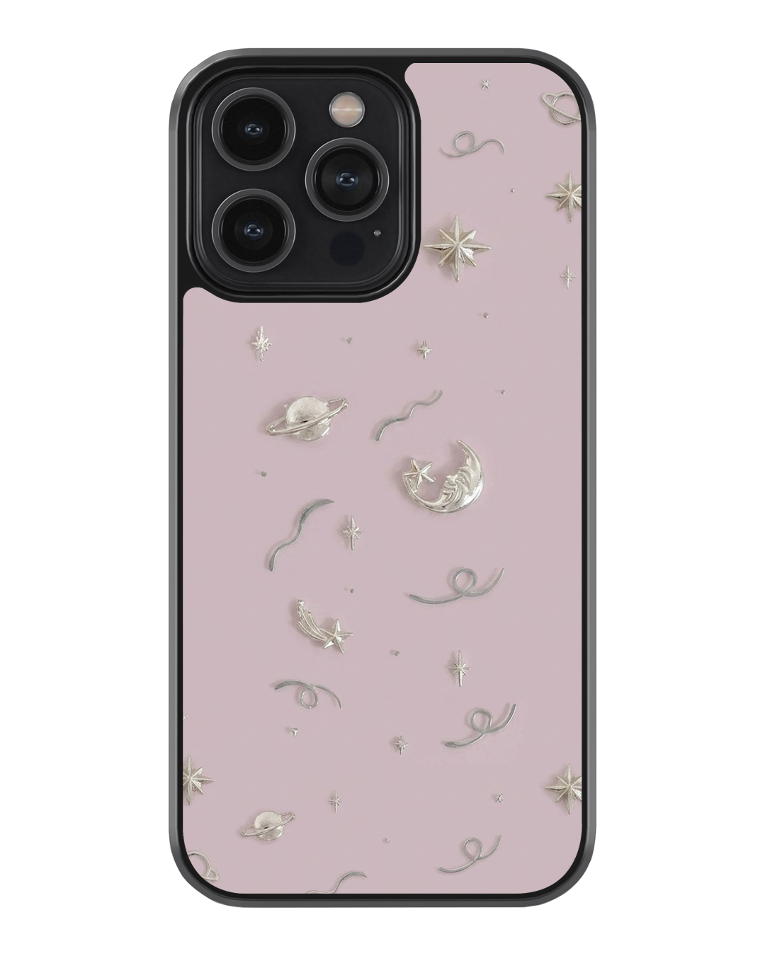 Celestial Pink Aesthetic Glass Case