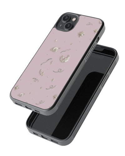 Celestial Pink Aesthetic Glass Case