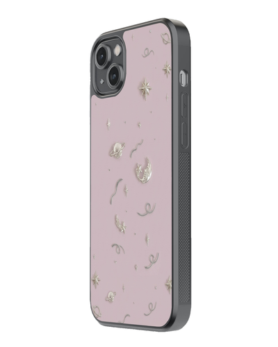 Celestial Pink Aesthetic Glass Case