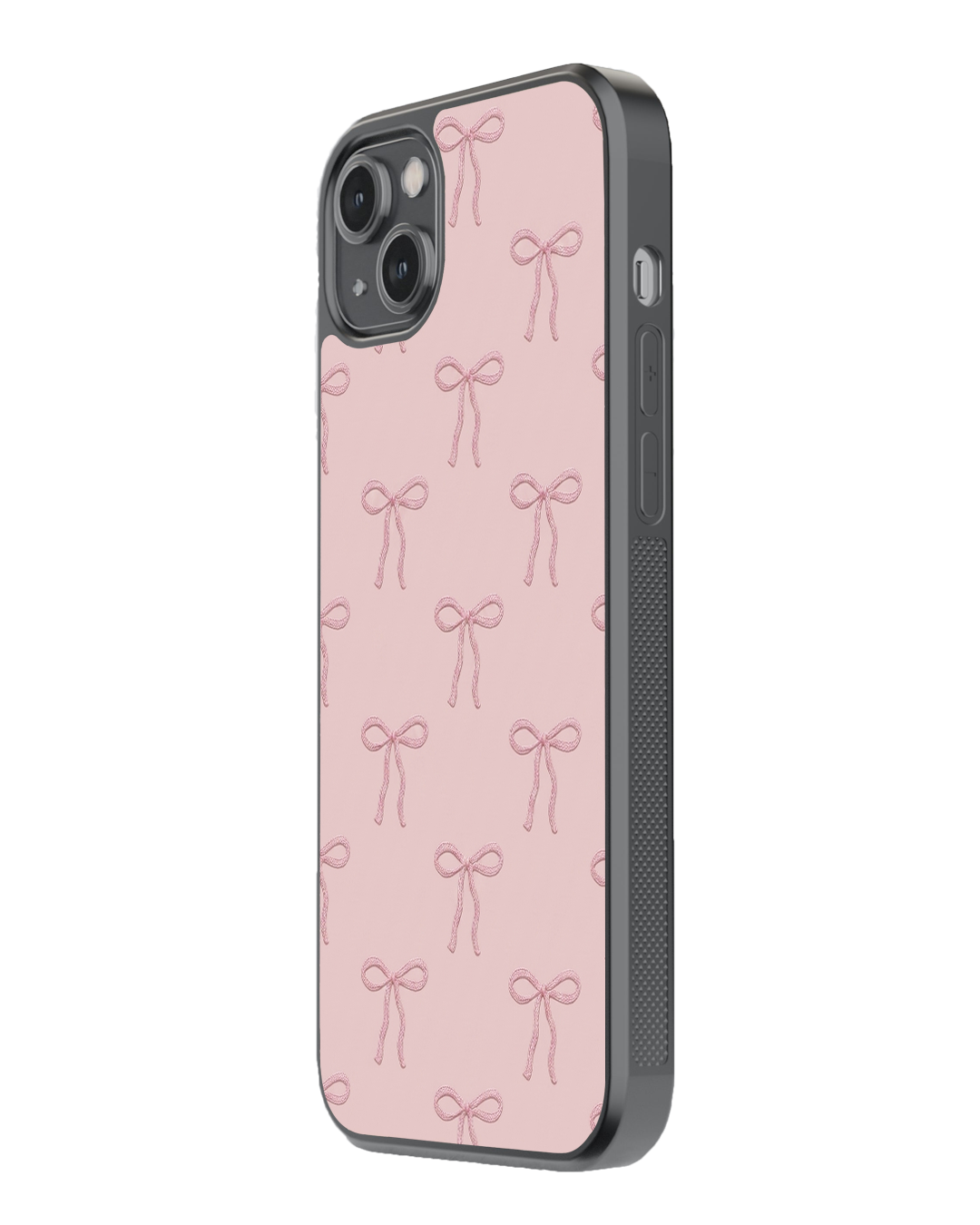 Minimal Bow Pattern Glass Case