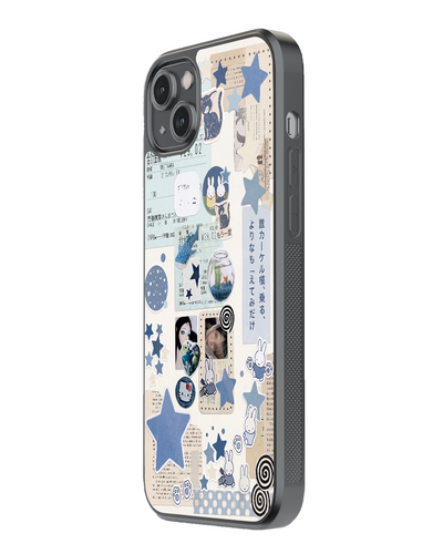 Dreamy Scrapbook Aesthetic Glass Case