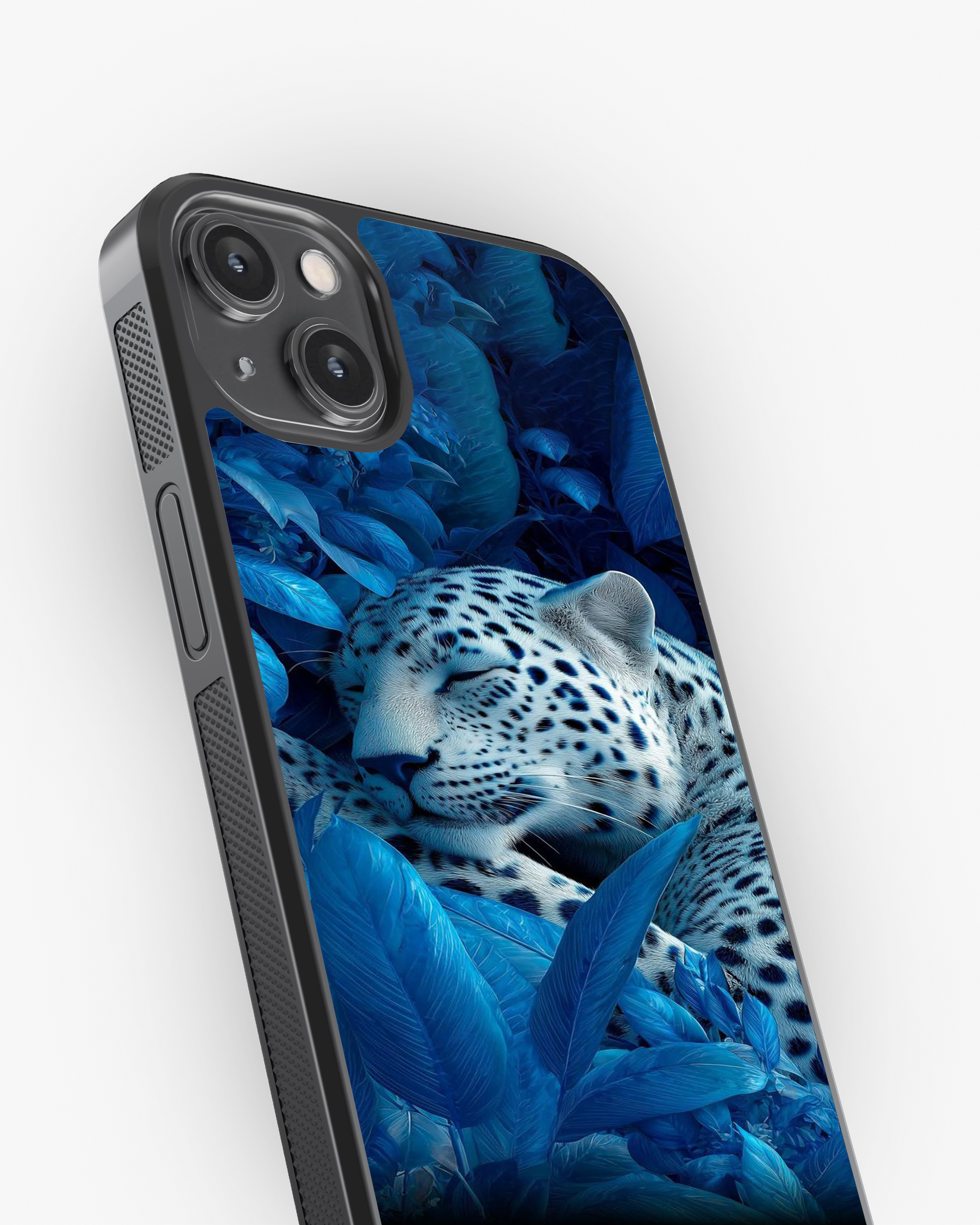 Elegance Meets Wild Power Cover Glass Case
