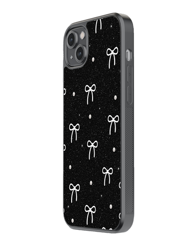 Black Bow Aesthetic Glass Case